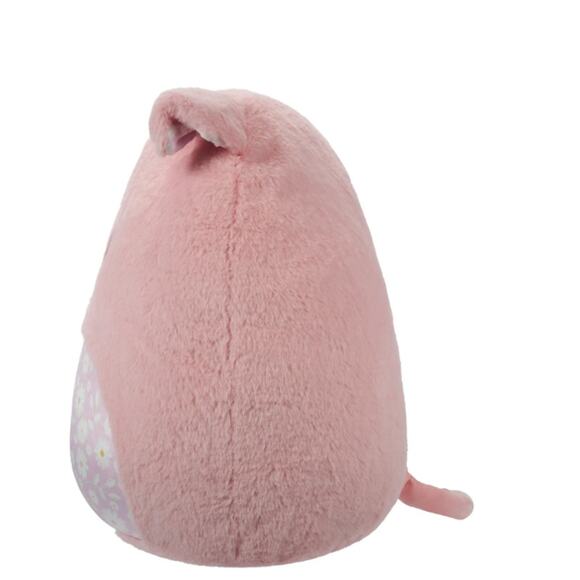 Squishmallows FuzzAMallow 12” Peter the Pink Pig With Floral Belly Easter‎ Plush - Picture 4 of 6